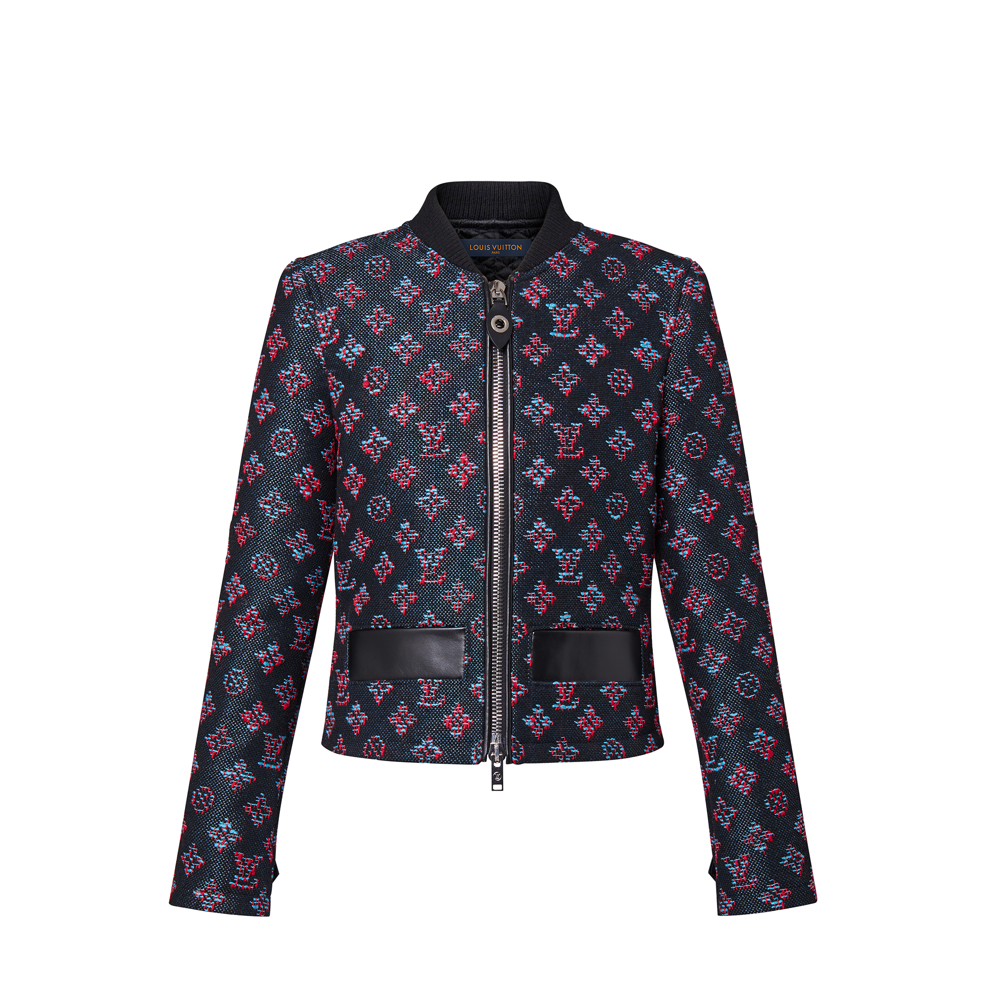 Monogram Jacquard Zip-Up Jacket - Coats and Jackets - 1ABRZS | LOUIS VUITTON